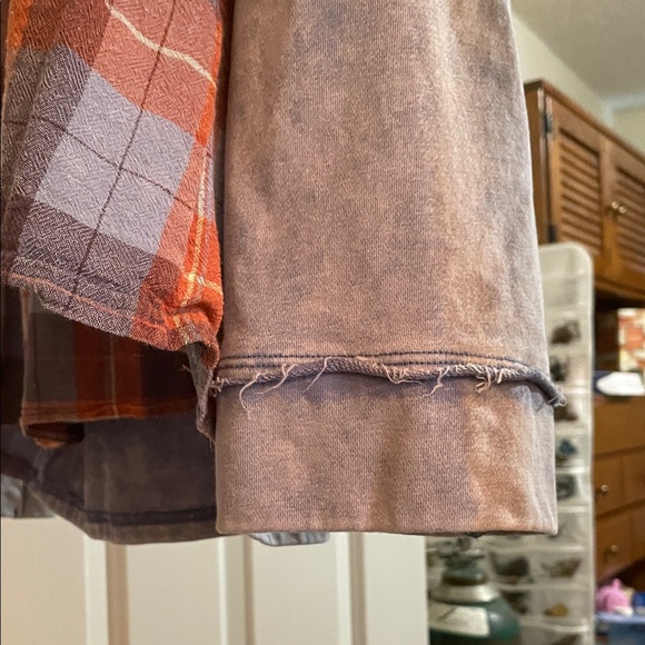 Women's Blue Button-Up Blouse - Picture 7 of 9